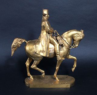 Emmanuel Fremiet, Gilt Bronze of Napoleon