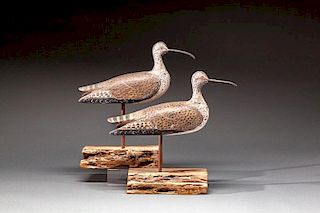 Curlew Pair by Eugene "Chief" Cuffee (1861-1941)