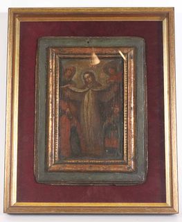 Oil on Board of Our Lady of Mercy