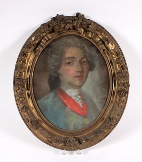 Pastel on Paper, Portrait of a Gentleman