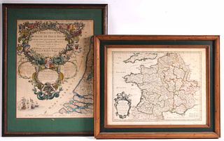 Two Maps, France and The Netherlands