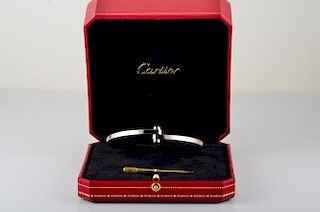 Cartier Menotte 18K Gold Man's Bracelet with Original Box