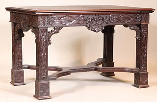 George III Style Mahogany Center Table