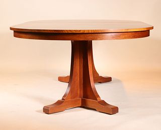 Stickley Oak Dining Table