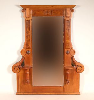 Victorian Walnut Vanity Mirror