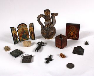 Group of Religious and Ethnographic Items