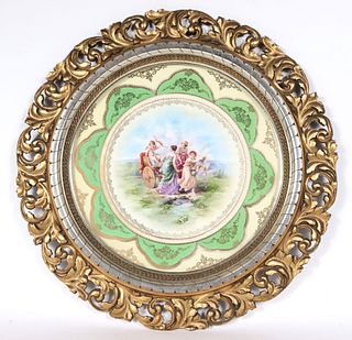 Royal Vienna Painted Porcelain Charger