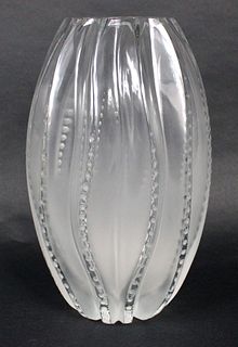 Lalique "Medusa" Crystal Vase