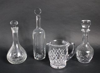 Waterford Colorless Cut Glass Short Pitcher