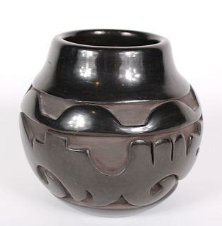 Madeline Naranjo Santa Clara Blackware Jar