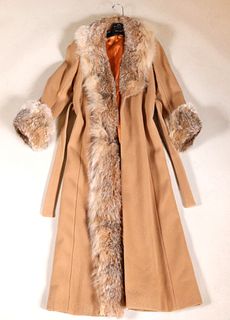 Wool and Fur Coat