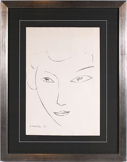 Henri Matisse, Linocut, Visage Souriant