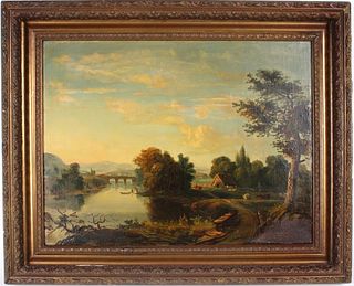Attributed to Howard Hill, View of Hudson River
