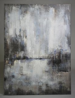 Large abstract oil painting 35x37