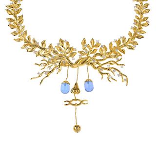 DALI JOIES - a selection of jewellery. To include the 'Tree of Life' necklace, the 'Eye of Time' bro