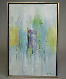 Beautiful abstract oil painting