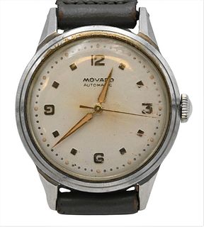 Movado Automatic Vintage Wristwatch, 32.6 millimeters.