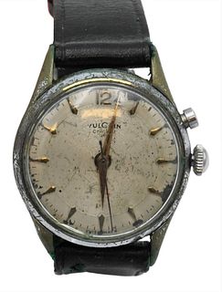 Vulcain Cricket Men's Wristwatch, (as is) 33 millimeters.