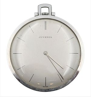 Juvenia Thin Pocket Watch, 41.1 millimeters.