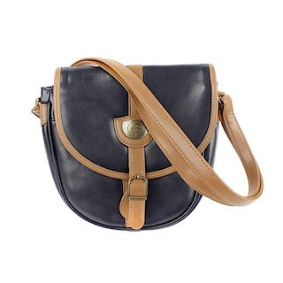 JANE SHILTON - four bags. To include a shoulder bag, the black leather with tan leather accents and