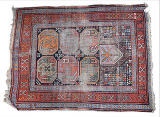 Two Oriental Scatter Rugs, to include 3' 2" x 4' 1" along with 3' 5" x 6' 3".