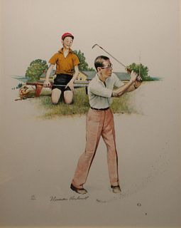 Norman Rockwell - Golf