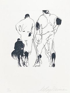 Leroy Neiman - Original Etching from Baseball Suite