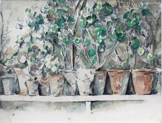 Paul Cezanne (After) - Les Pots de Geraniums