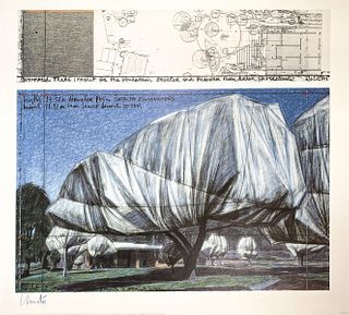 Christo - Wrapped Trees Project (II)