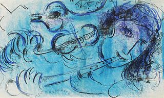 Marc Chagall - The Flute Player
