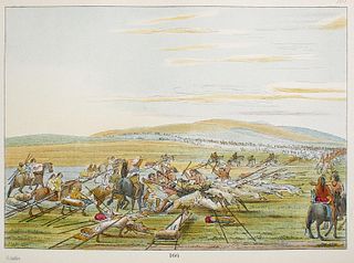 George Catlin - Plate 103 from The North American
