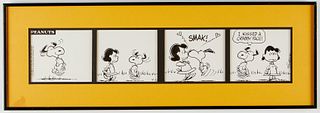 Original Peanuts Comic Strip Charles Schulz