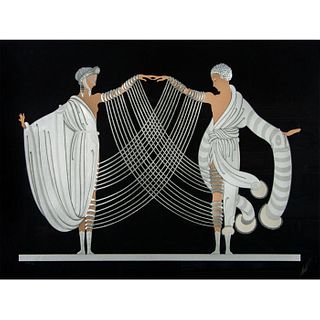Erte (French, 1892-1990) Signed Serigraph, Marriage Dance