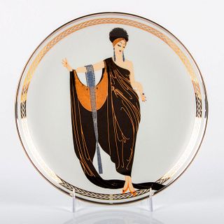 Franklin Mint House of Erte Collector Plate, Glamour