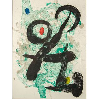 Joan Miro (Spanish 1893-1983) Lithograph, Le Faune