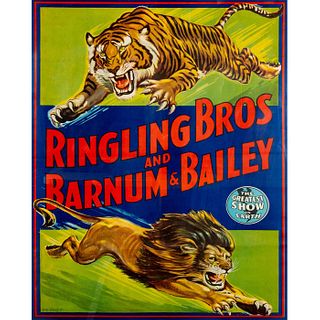 Vintage Ringling Bros and Barnum and Bailey Circus Poster