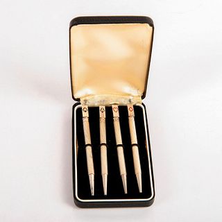 4 Sterling Silver Mechanical Pencil Bridge Markers
