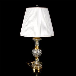 Vintage Crystal Table Lamp with Lamp Shade
