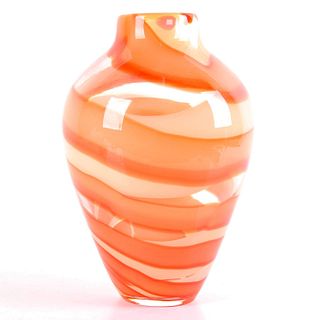 Evolution by Waterford Art Glass Vase, Red Sea