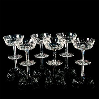 6pc Waterford Crystal Tall Sherbet Glasses, Lismore