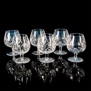 6pc Waterford Crystal Brandy Glasses, Lismore