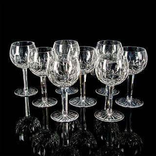 8pc Waterford Crystal Oversize Wine Glasses, Lismore