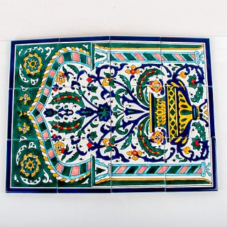 Tunisian Ceramic Tiles Arabesque Wall Mural
