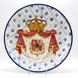 La Veguilla Espana Decorative Plate, Coat of Arms of Spain
