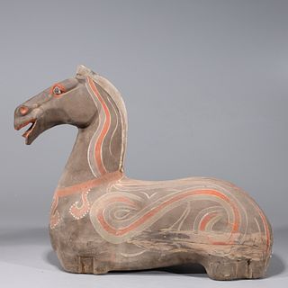 Chinese Han Style Ceramic Horse
