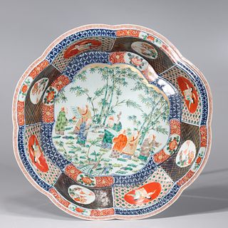 Chinese Imari-Type Porcelain Basin