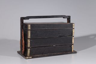 Chinese Stacking Wood Box
