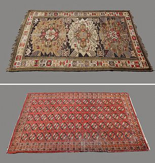 Two Chinese Wool Rug