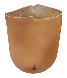 Richard DeVore Glazed Earthenware Vase 