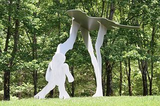 Monumental William King Aluminum Sculpture